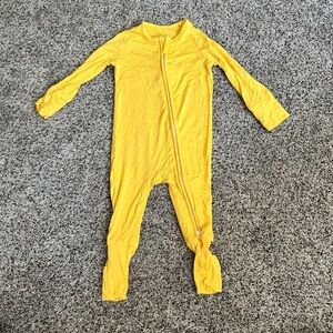 Yellow bamboo pajamas